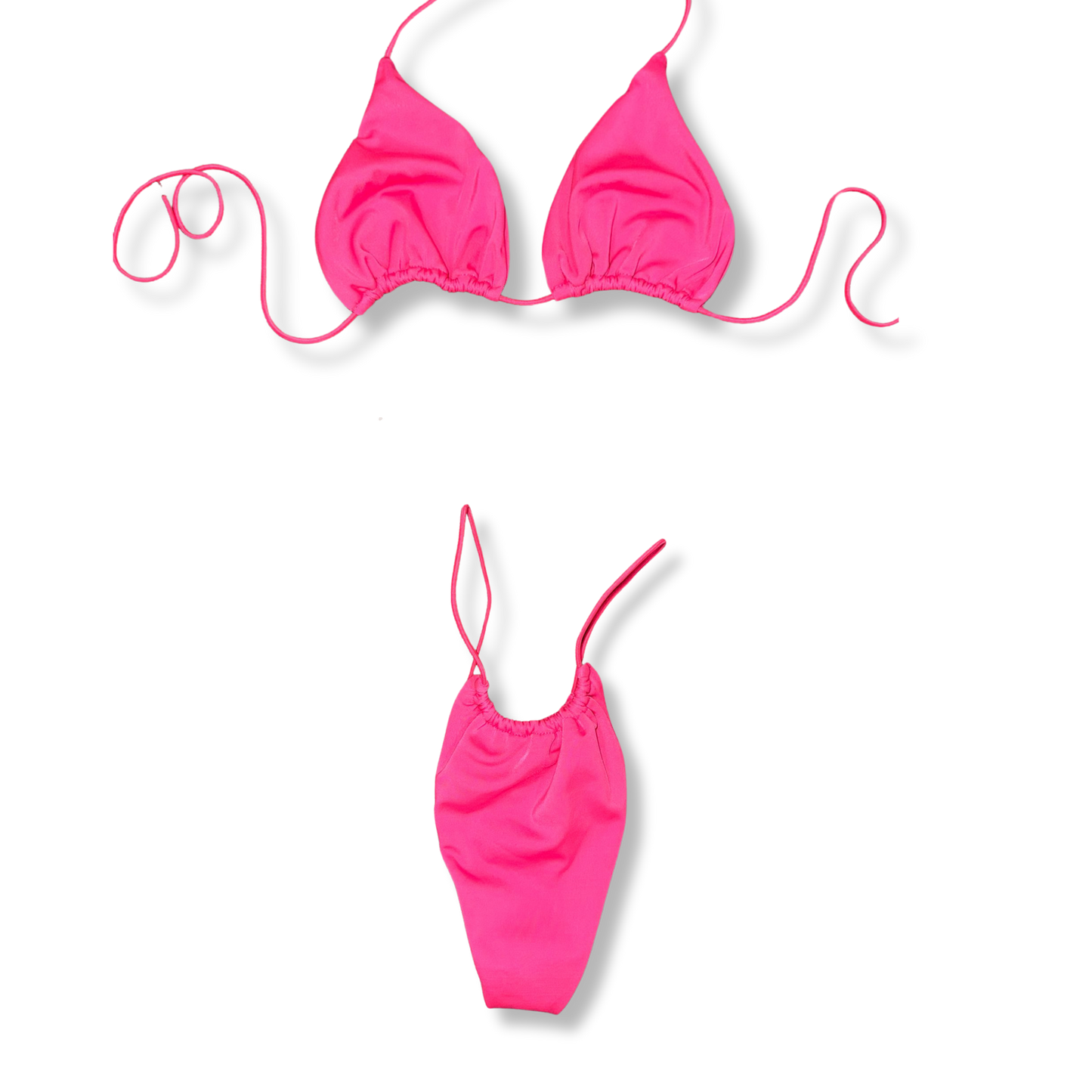 BubbleGum Pink String Bikini