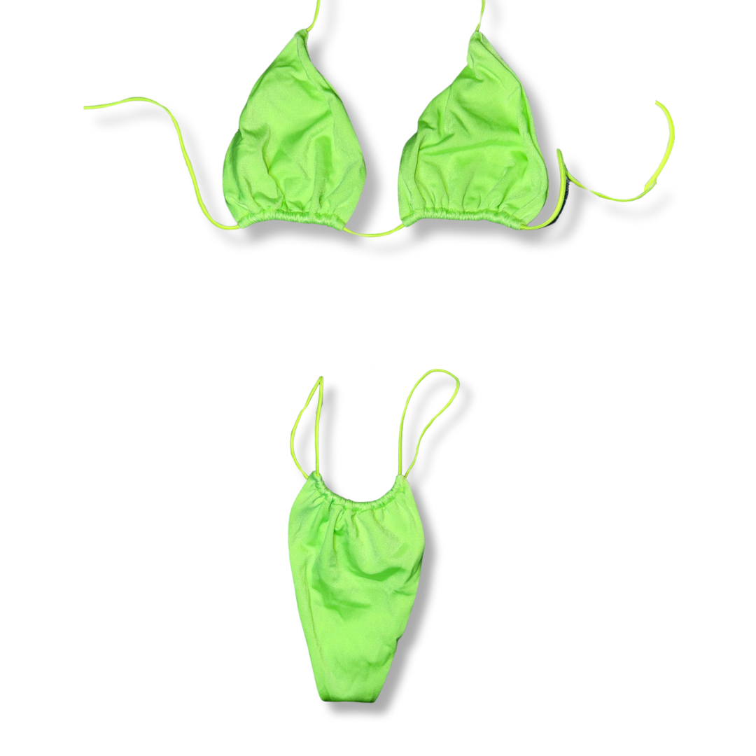 Neon Green String Bikini