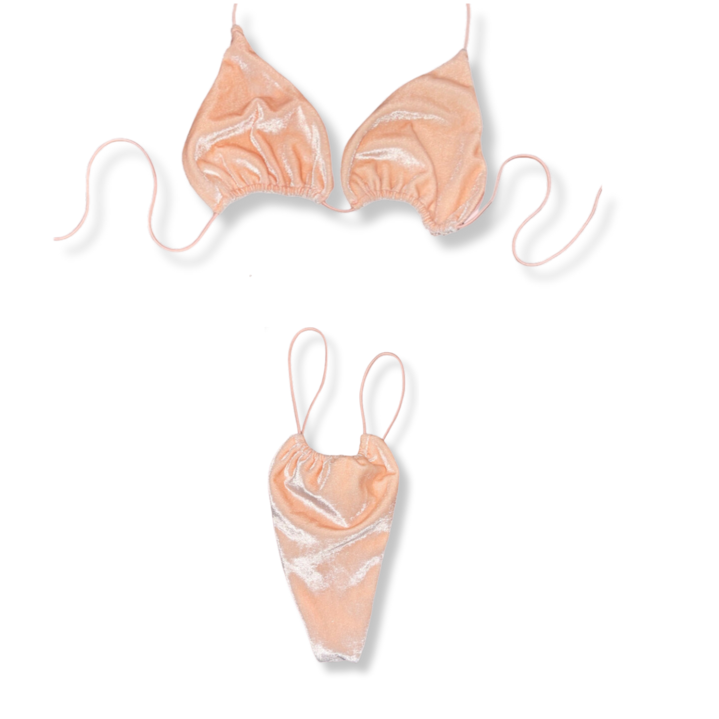 Peach Fuzz String Bikini