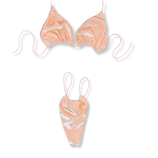Peach Fuzz String Bikini