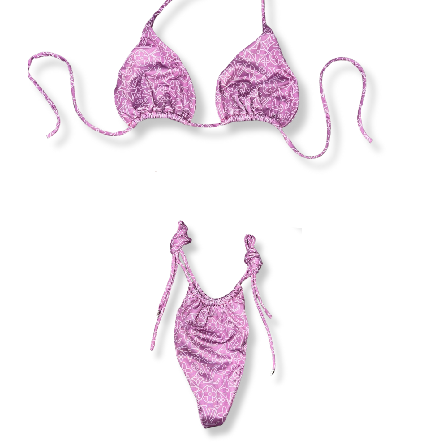 Pink Louie Tie Bikini