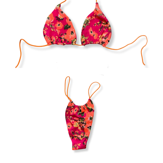Flower Bomb String Bikini