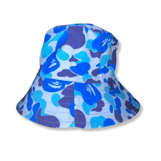 Blue Bape Bucket Hat