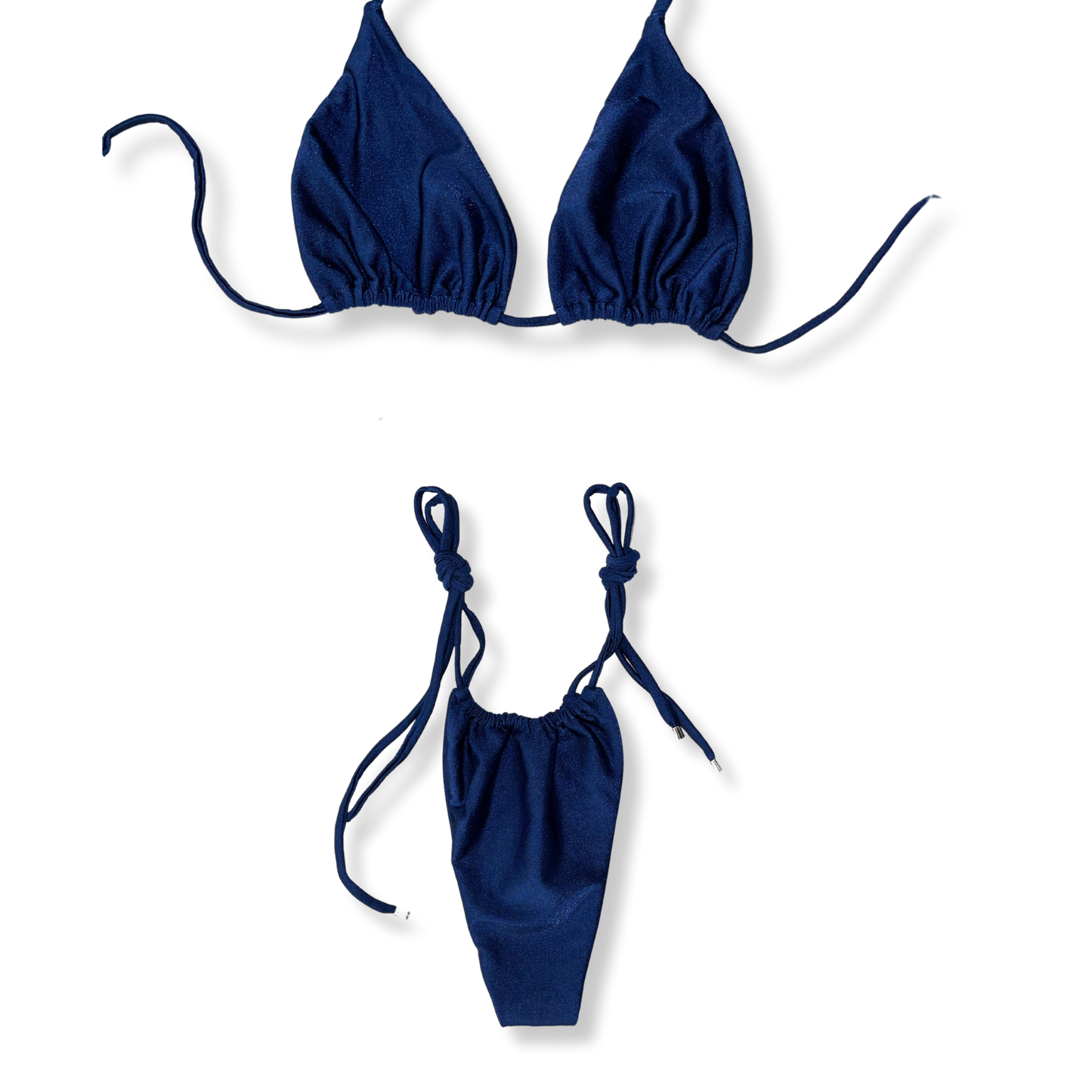 Navy Blue Tie Bikini