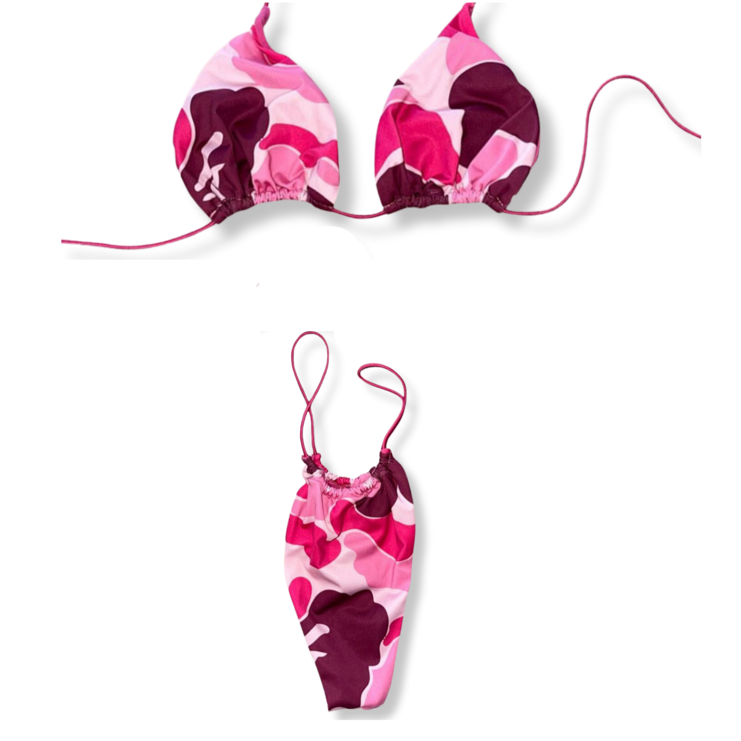 Pink Bape String Bikini