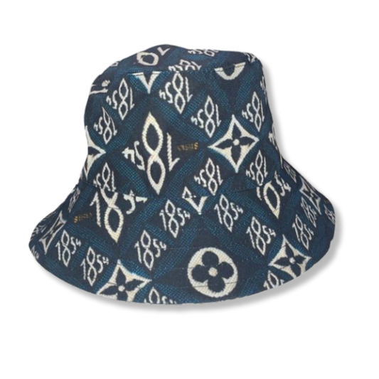 Supreme black LV / Monogram bucket hat 