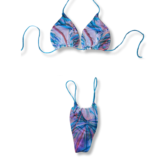 Mystical Tie-Dye String Bikini